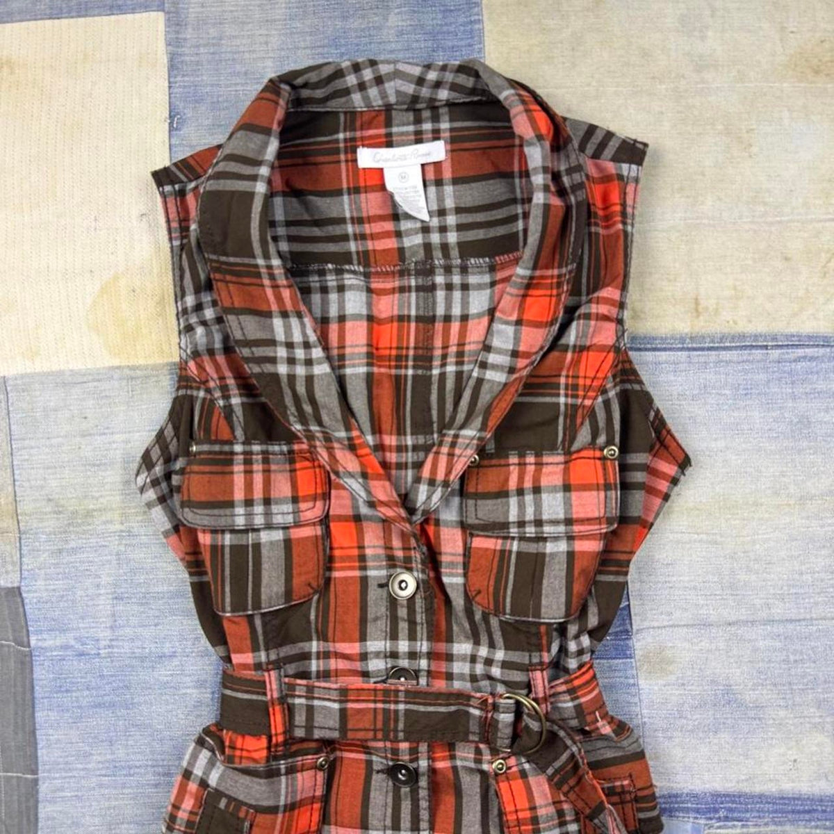 Vintage 2000’s Charlotte Russe Plaid Top