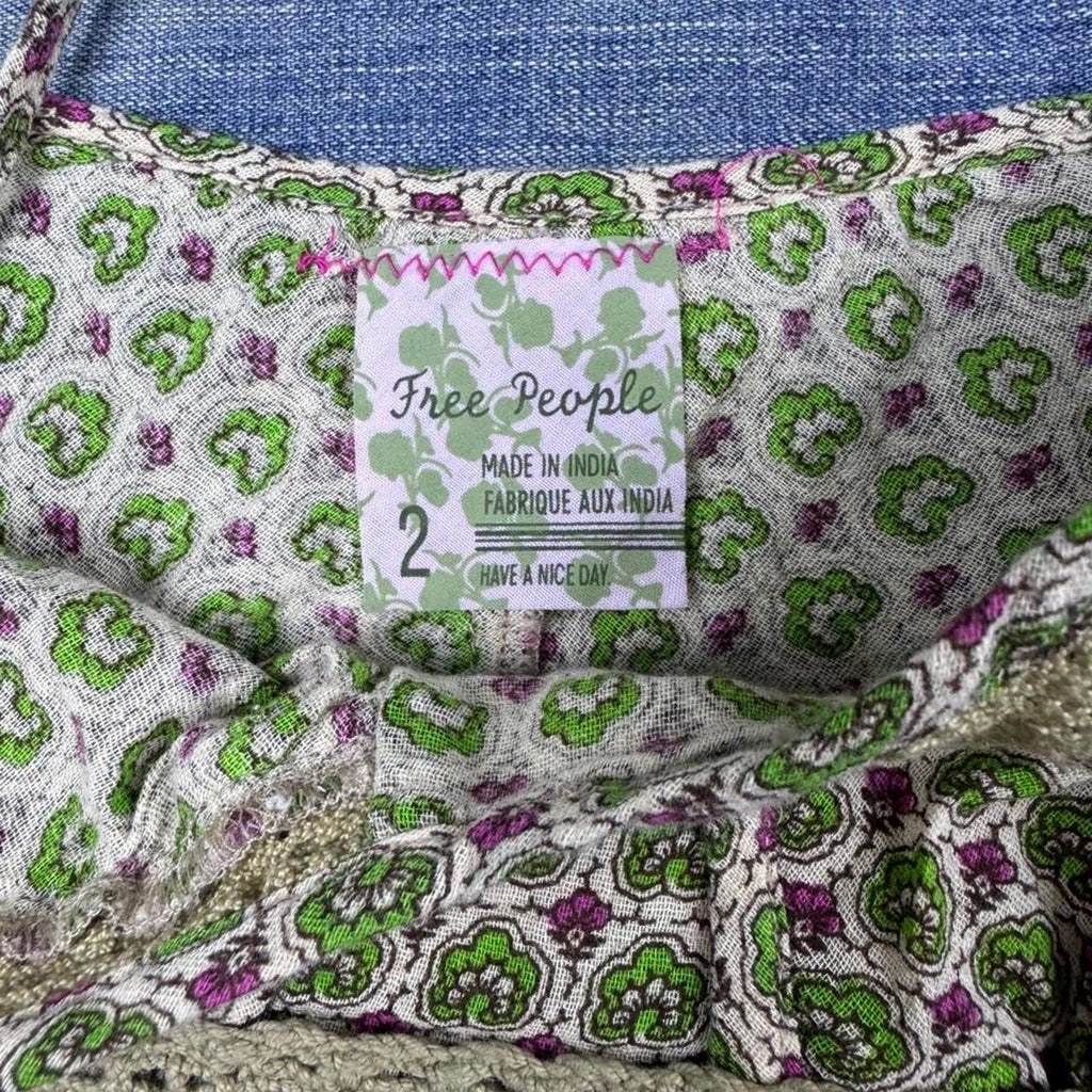 Vintage 2000s Free People Babydoll top
