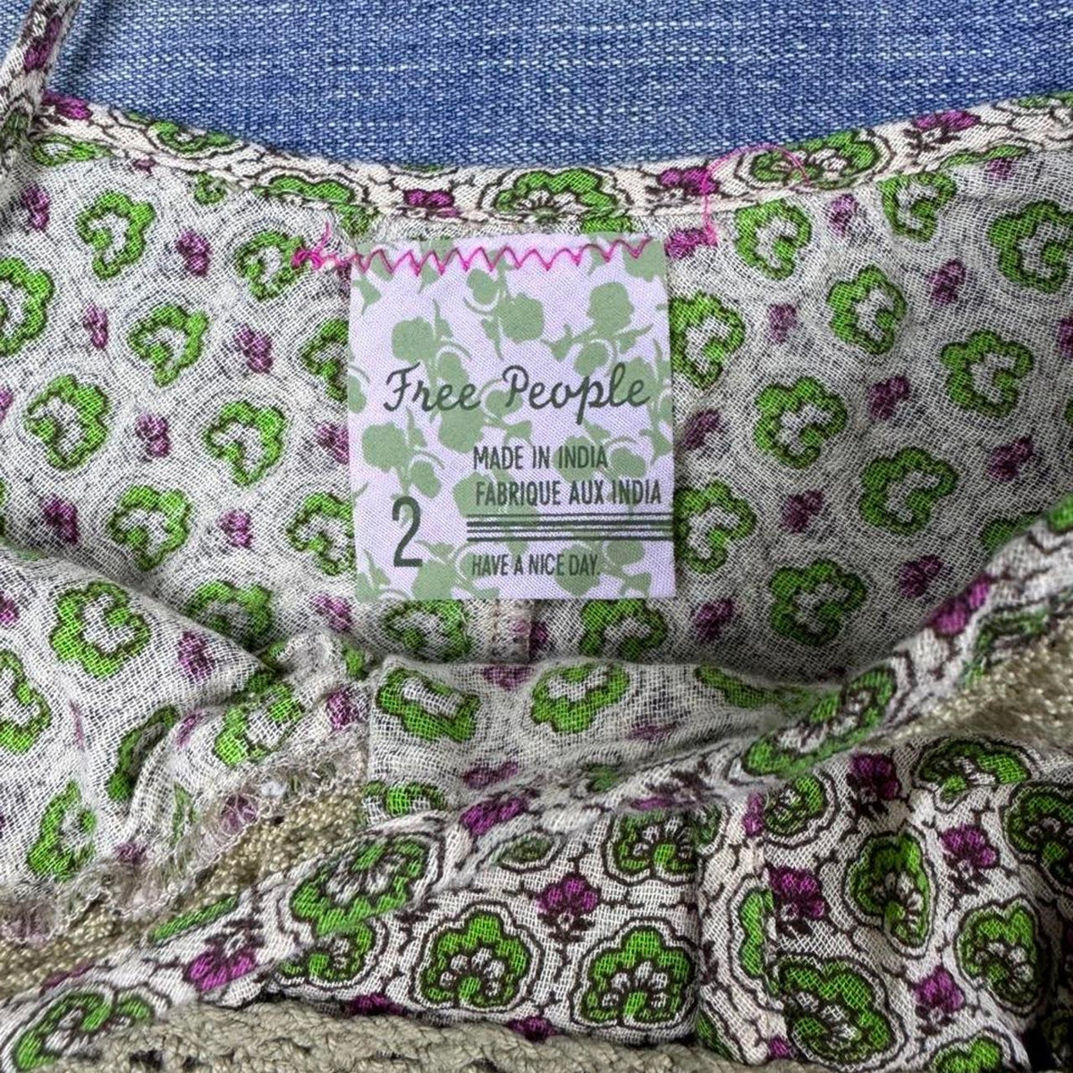 Vintage 2000s Free People Babydoll top