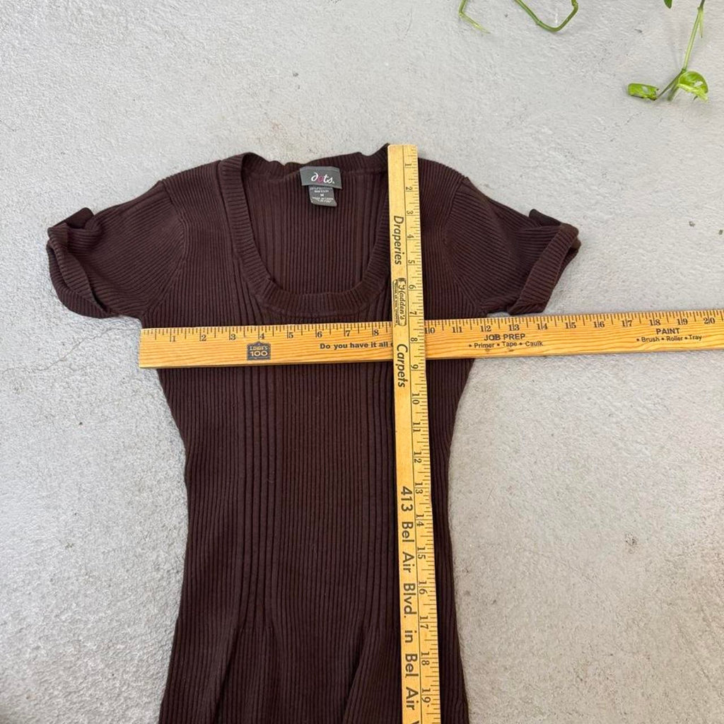 Vintage 2000’s Brown Synched Sweater Top