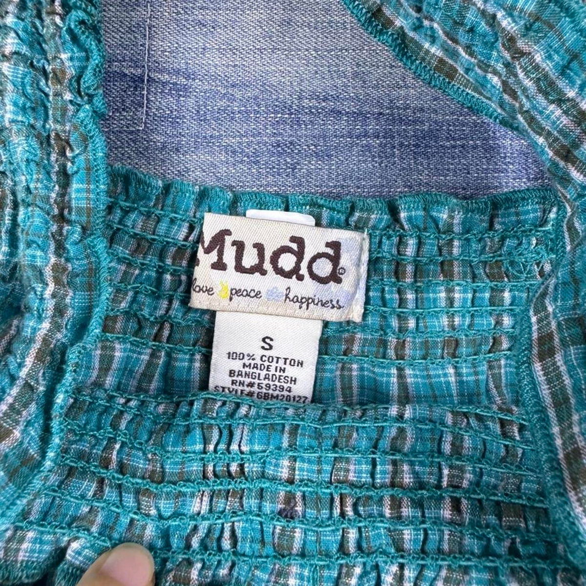 Vintage 2000s Plaid Mudd Top