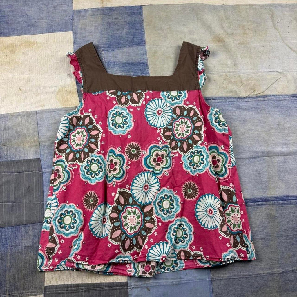 Vintage 2000’s Babydoll Paisley Floral Print Top