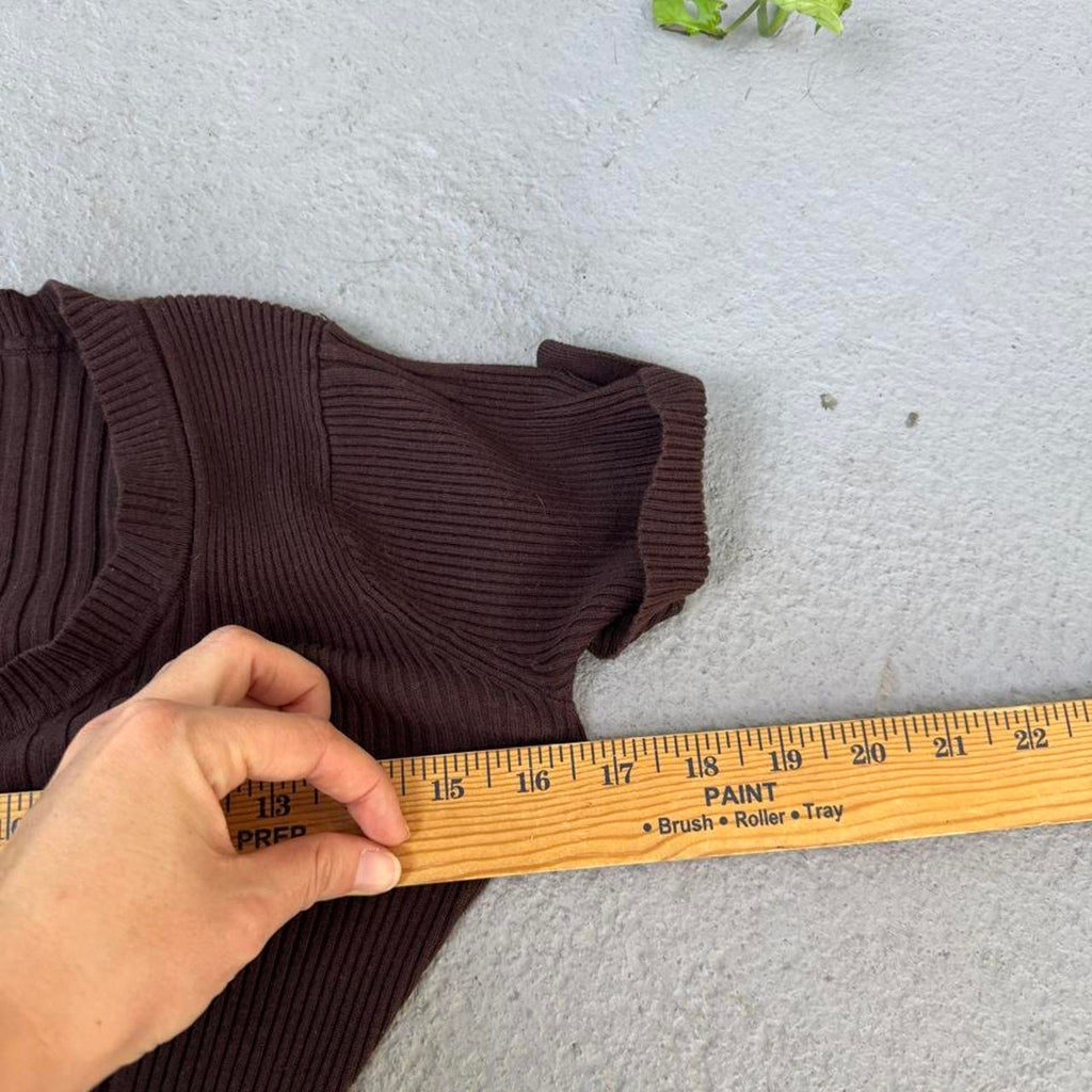 Vintage 2000’s Brown Synched Sweater Top