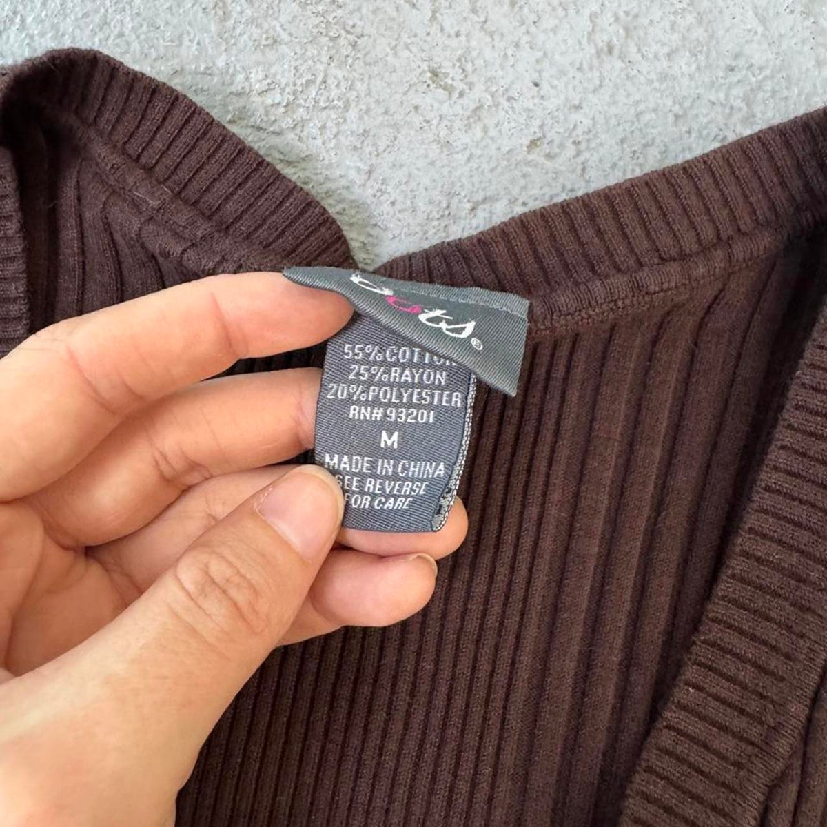 Vintage 2000’s Brown Synched Sweater Top