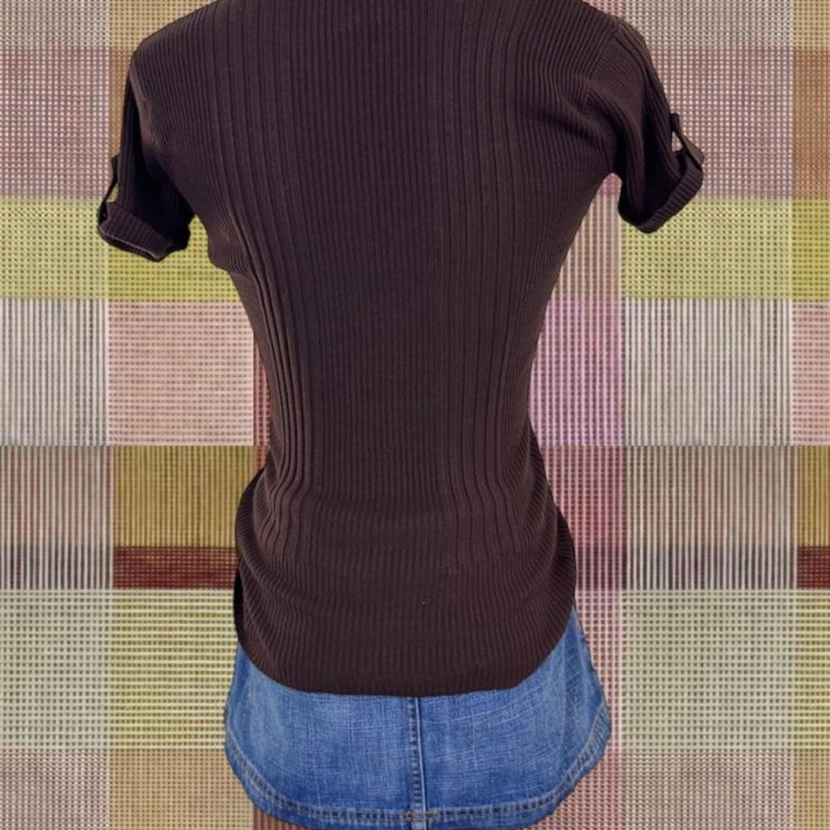 Vintage 2000’s Brown Synched Sweater Top